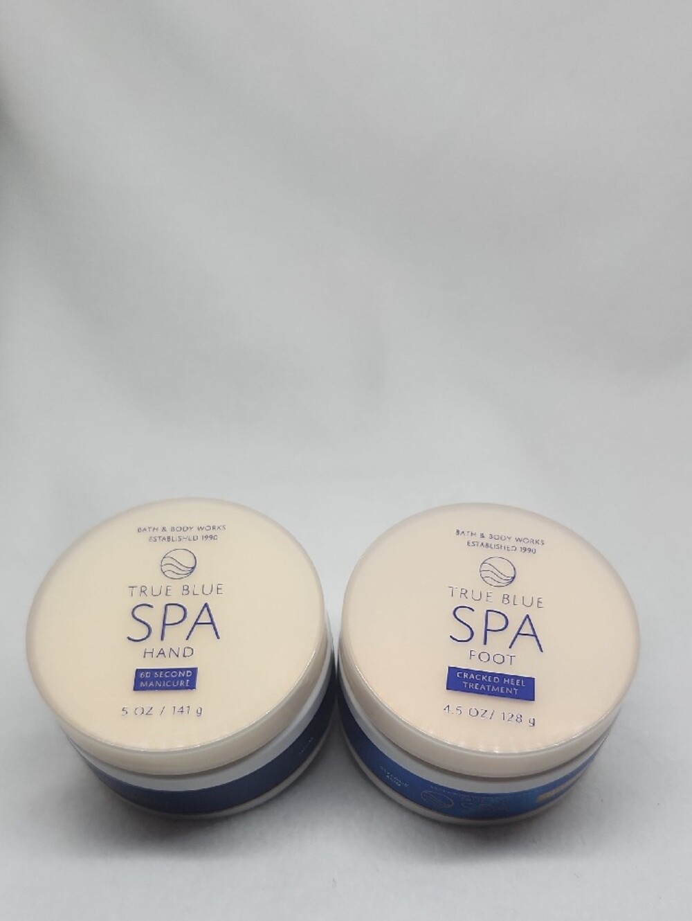 Bath & Body Works True Blue Spa Hand & Foot Cream Care Set NEW